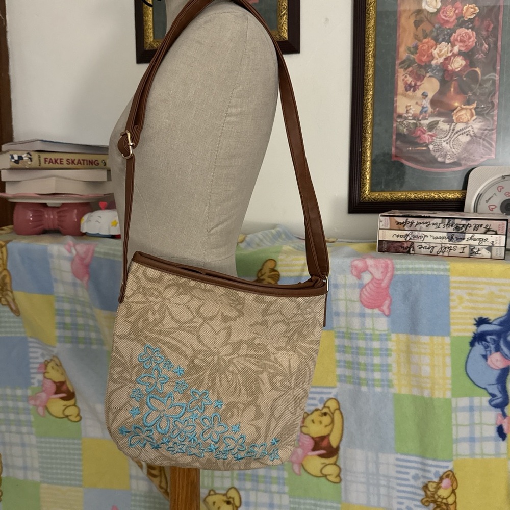 Woman Within Canvas crossbody